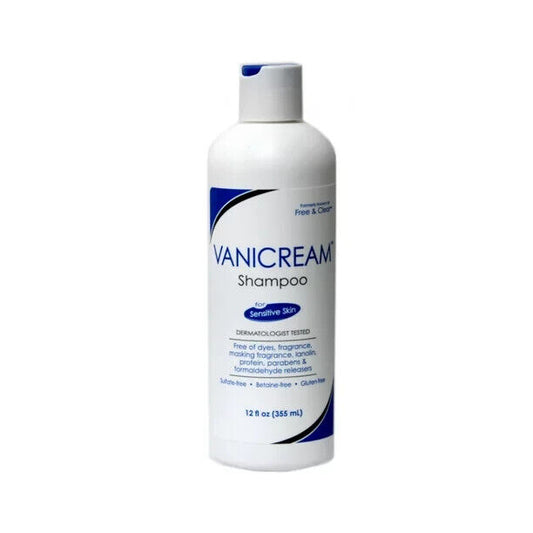 VANICREAM Free & Clear Shampoo for Sensitive Skin 12 fl oz