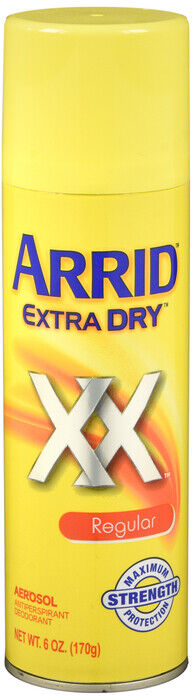 Arrid Extra Dry Spray Aerosol Antiperspirant / Deodorant 6oz ( 3 pack )