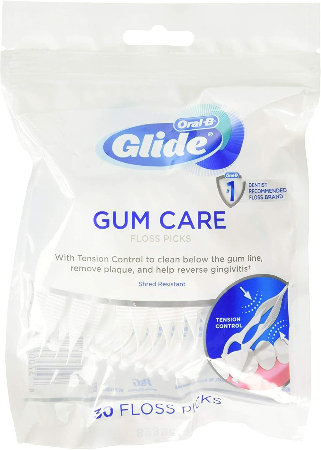 GLIDE  GUM CARE FLOSS PICK 30CT