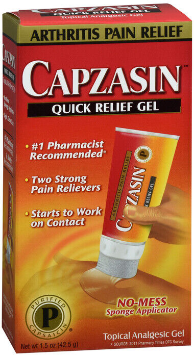 CAPZASIN QUICK RELIEF GEL 1.5OZ