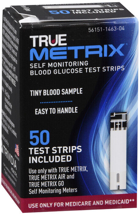 True Metrix Blood Glucose 150 Test Strips (3 x 50)