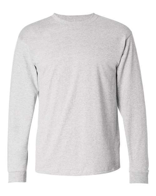 Hanes Brand  6 oz. 100% Cotton Long Sleeve T-Shirt Mens S-3XL Tagless Tee