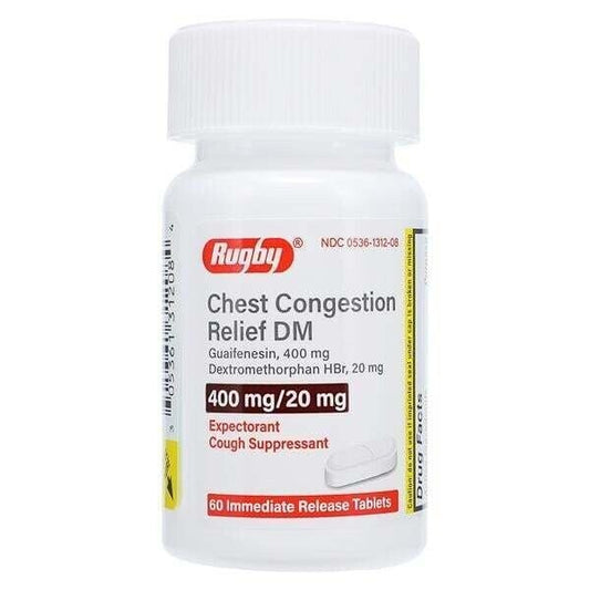 CHEST CONGESTION RELIEF DM 400-20 MG IMMEDIATE RELEASE TAB 60