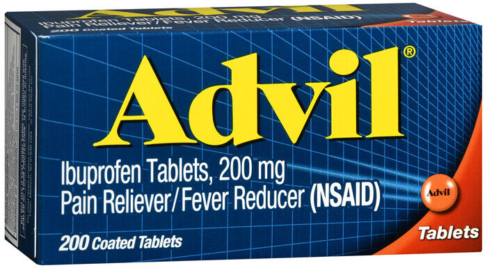 ADVIL TABLET 200CT   ibuprofen ORAL TABLET 200 MG