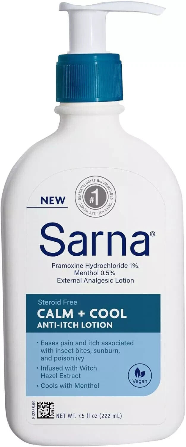 Sarna Calm and Cool Anti-Itch Lotion 7.5 oz