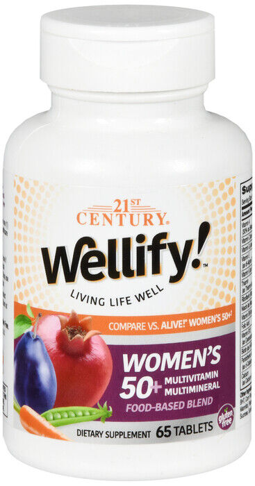 WELLIFY WOMENS 50+ TAB 65CT 21ST CENTURY