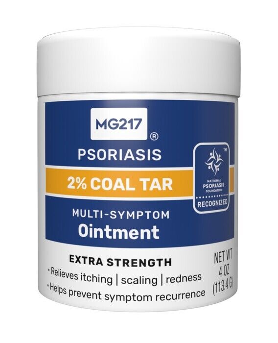 MG217 PSORIASIS COAL TAR FORM OINTMENT 4OZ  X 2 Jars