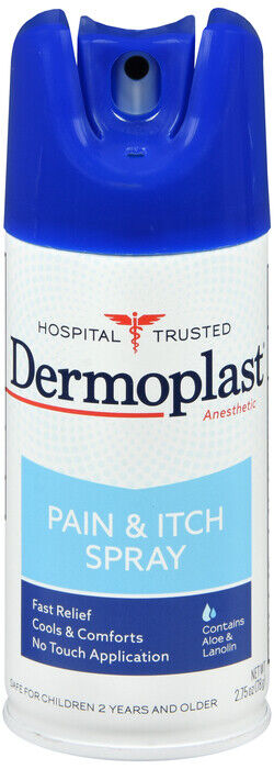 DERMOPLAST SPRAY 2.75oz HOSPITAL STRENGTH PAIN RELIEVING SPRAY