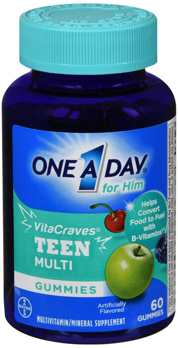 ONE-A-DAY VITAC TEEN FOR HIM GUMMY 60CT