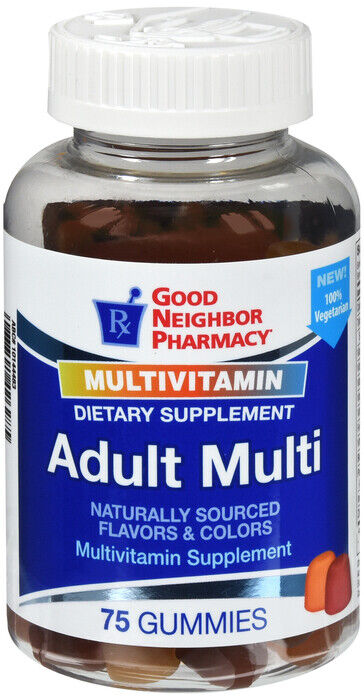 GNP ADULT MULTIVITAMIN ASSORTED FLAVORS GUMMY 75CT