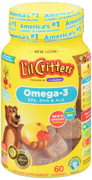 Lil Critters Child Omega 3 Gummy 60 count