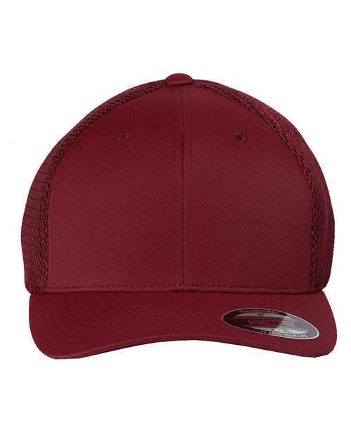 FLEXFIT Mens Trucker Cap with Mesh Sides And Back Fitted Hat  Ball 6533