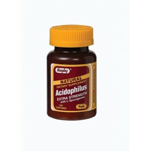 ACIDOPHILUS EXTRA STRENGTH TABLET 100CT RUGBY