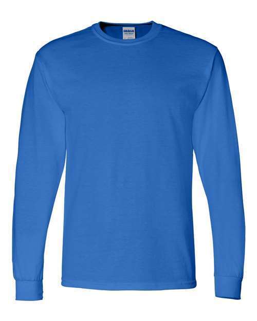 Gildan Adult 50/50 Cotton Blend Long Sleeve T-Shirt Mens Size Tee g8400