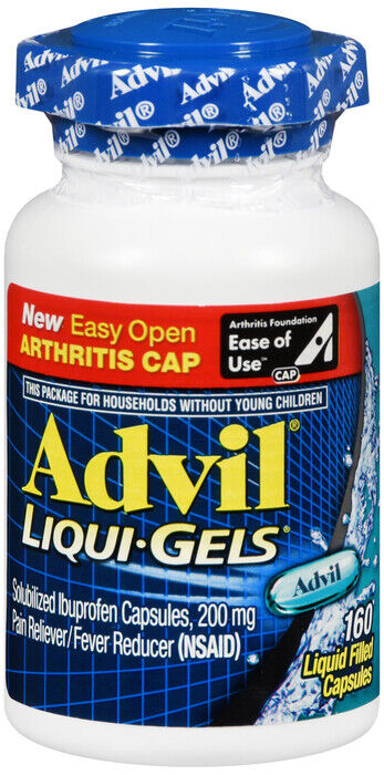 ADVIL LIQUI-GELS EZ OPEN TOP 160CT