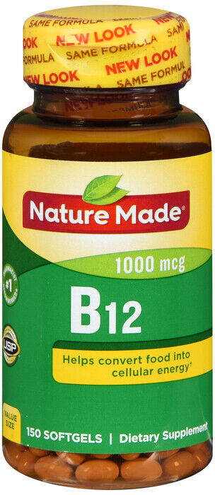 B-12 1000MCG SOFTGEL 150CT  NATURE MADE