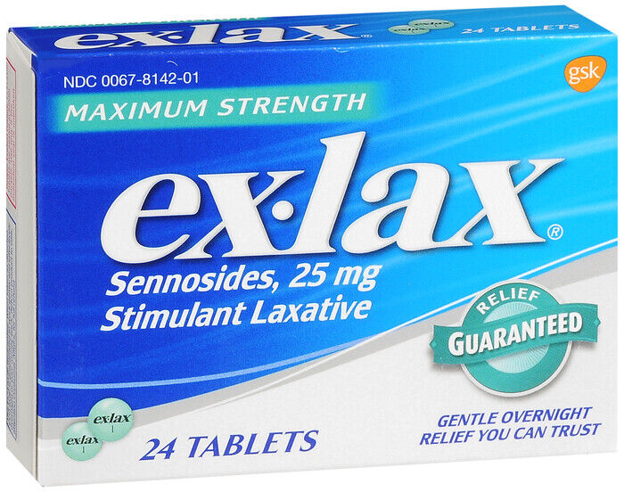 EX-LAX MAXIMUM STRENGTH TABLET 24CT