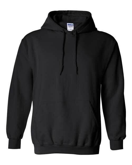 18500 Gildan - Heavy Blend Hooded Sweatshirt  BLACK SMALL  2/24