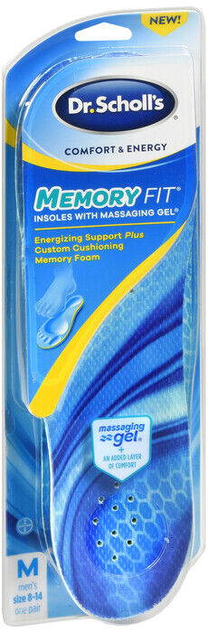 SCHOLLS COMFORT MEMORY FIT INSOLE MEN 1 PAIR