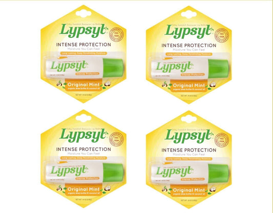 Lypsyl Intense Protection Original Mint Lip Balm, .10 oz. - Pack of 4