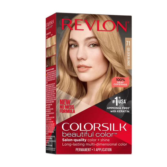 Revlon ColorSilk Hair Color, 71 Golden Blonde 1 ea