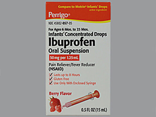 IBUPROFEN INFANT SUS 15 ML ORAL DROPS  50 MG/1.25 PERRIGO