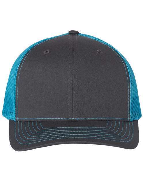 Richardson Trucker Ball Cap Meshback Hat Snapback Cap Trucker Hat Cap - 112