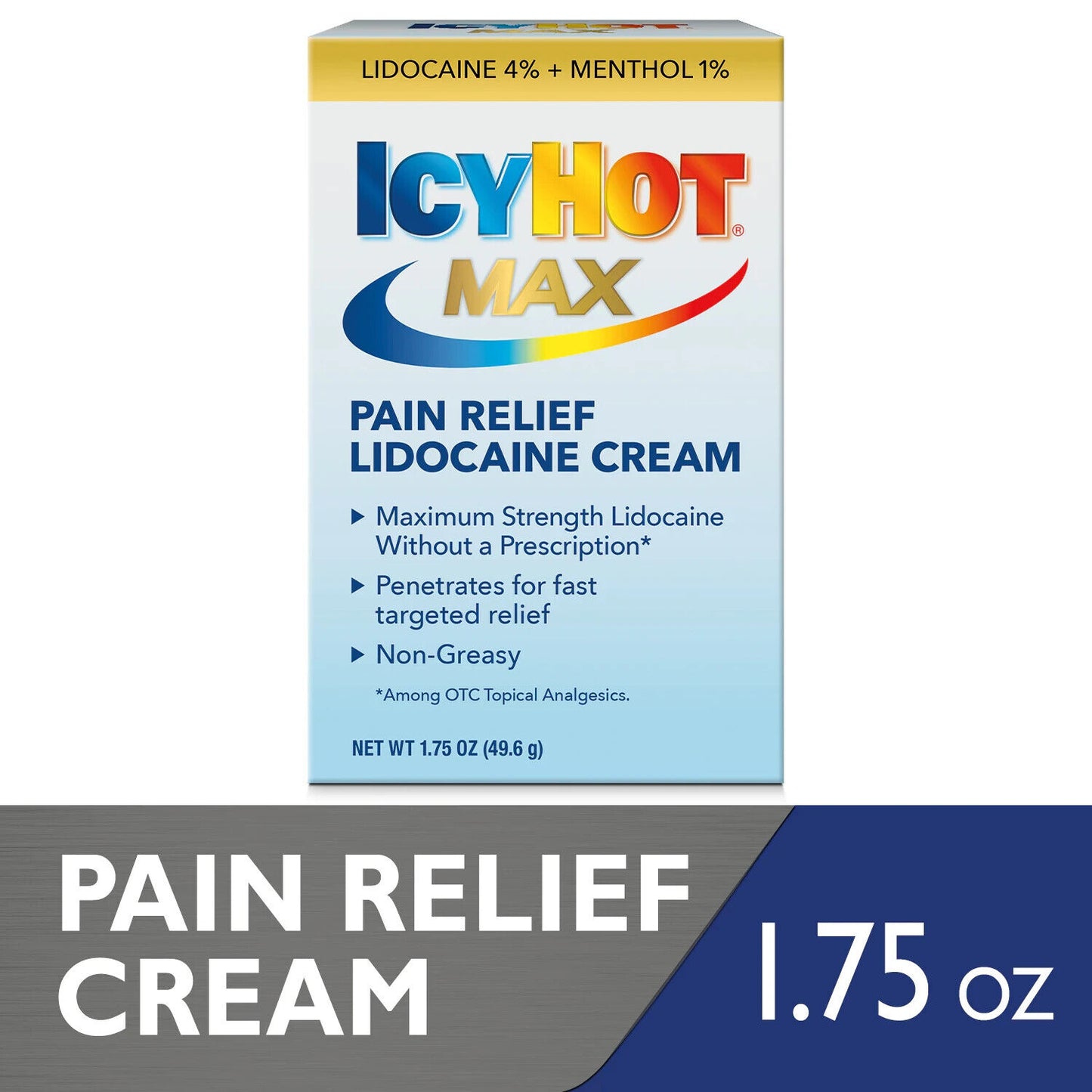 Icy Hot Max Strength Pain Relief Cream 2.7oz