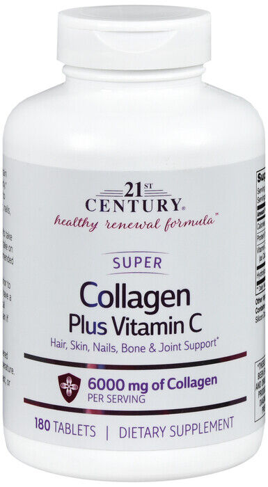 SUPER COLLAGEN+ C TAB 180CT 21ST CENTURY