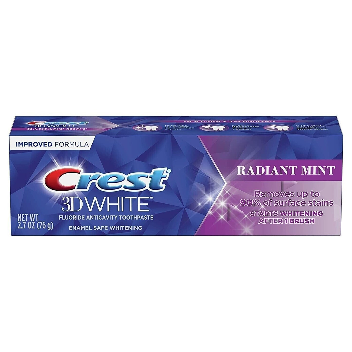 Crest 3D White Radiant Mint Toothpaste 2.7oz