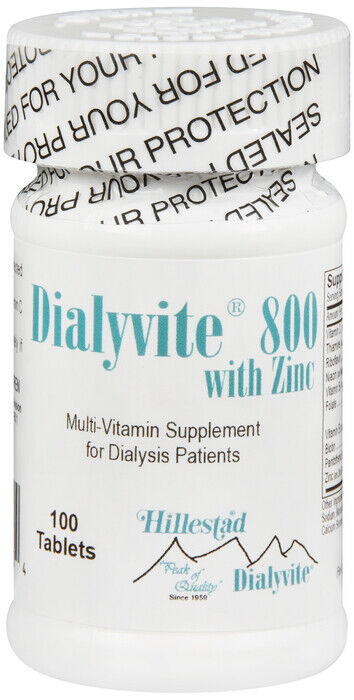 DIALYVITE 800MCG W/ ZINC50 TABLET 100CT  FOR DIALYSIS PATIENTS