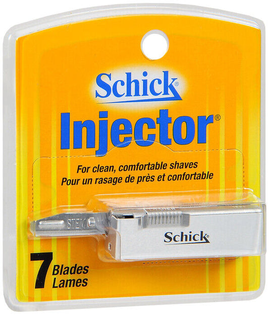 SCHICK INJECTOR PLUS CHROMIUM 7CT