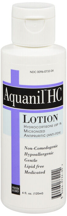 AQUANIL HC LOTION 1% 4OZ