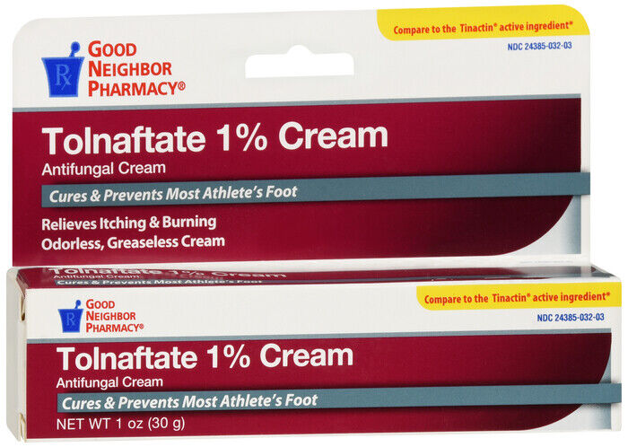 GNP TOLNAFTATE 1 % AF CREAM 1 OZ   tolnaftate TOPICAL CREAM (G) 1 %