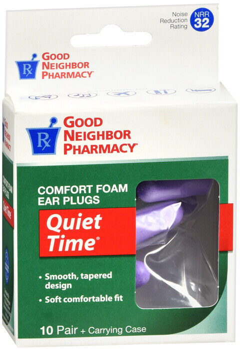 GNP EAR PLUG FOAM QUIET TIME  10 PAIR