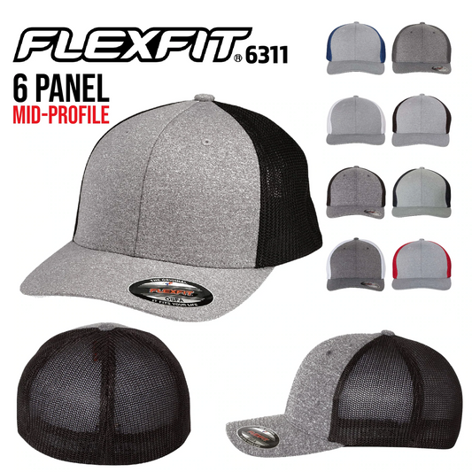 FlexFit Mélange Trucker Cap 6311