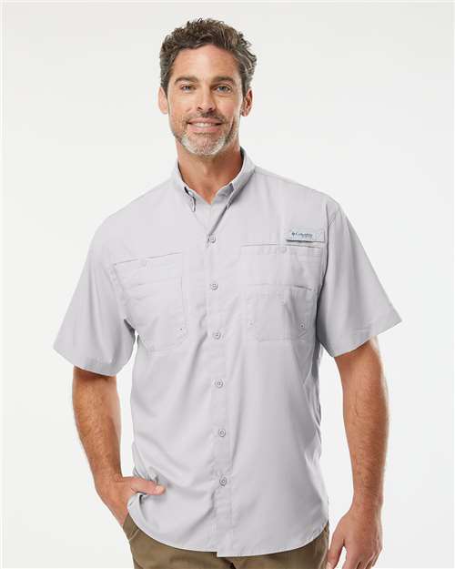 Columbia Short Sleeve Shirt, Ripstop Men’s PFG Tamiami II 128705