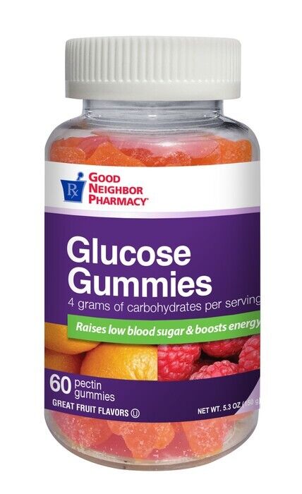 GNP GLUCOSE GUMMY MIXED FRUIT 60CT