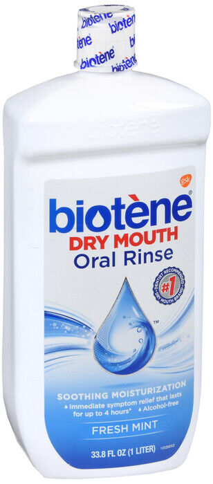 BIOTENE DRY MOUTH ORAL RINSE ALCOHOL FREE 33.8OZ