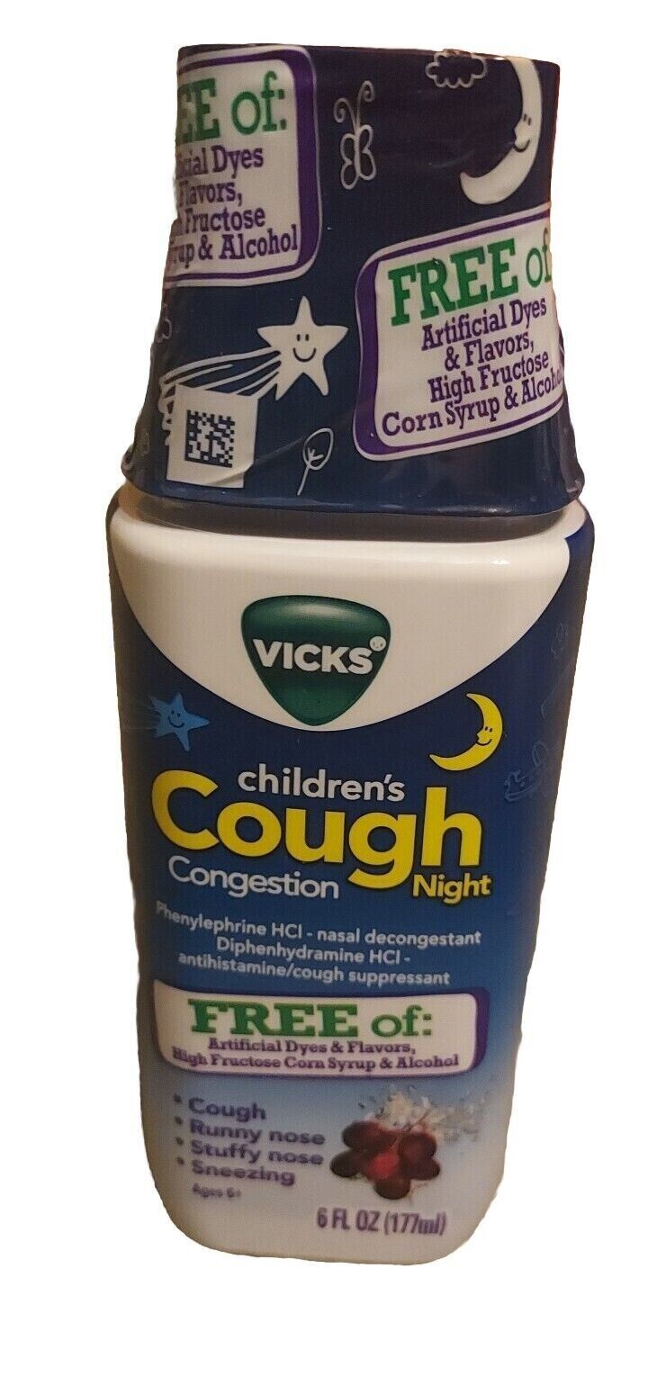 Vicks Children's Cough Congestion Night 6fl Oz