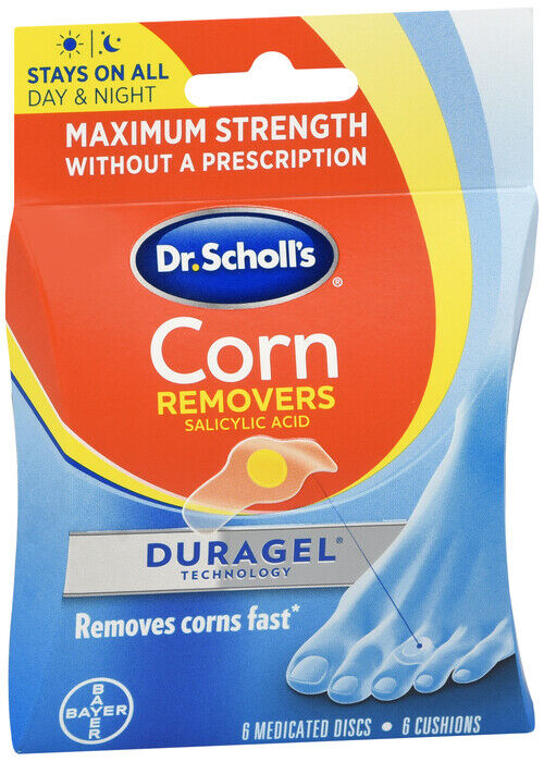 SCHOLLS DURAGEL CORN REMOVER 6CT