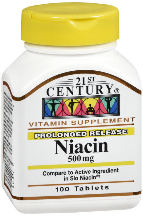 21st Century Flush Free Niacin 500 mg 110 Capsules