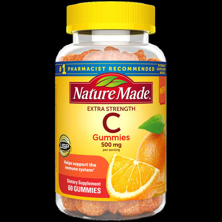 VITAMIN C 500MG E/S GUMMY 60CT NATURE MADE