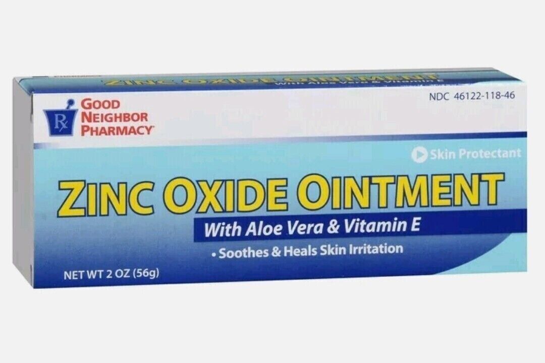 GNP Zinc Oxide Ointment 20% With Aloe Vera & Vitamin E - 2oz