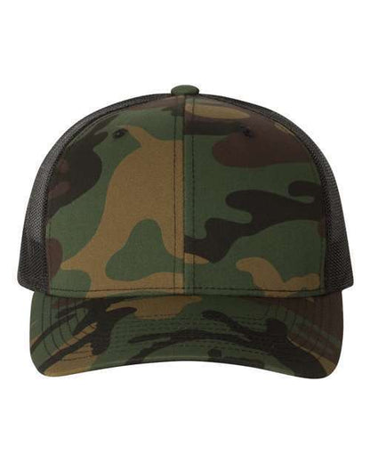 Yupoong Blank Six-Panel Classic Trucker Hat Snapback Structured Bill 6606