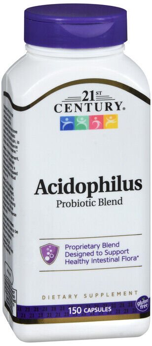 ACIDOPHILUS PROBIOTIC BLEND CAPSULE 150CT 21ST CENTURY