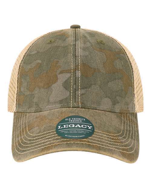 LEGACY Old Favorite Trucker Cap Men's Adjustable Mesh FREE WORLDWIDE SHIPPING