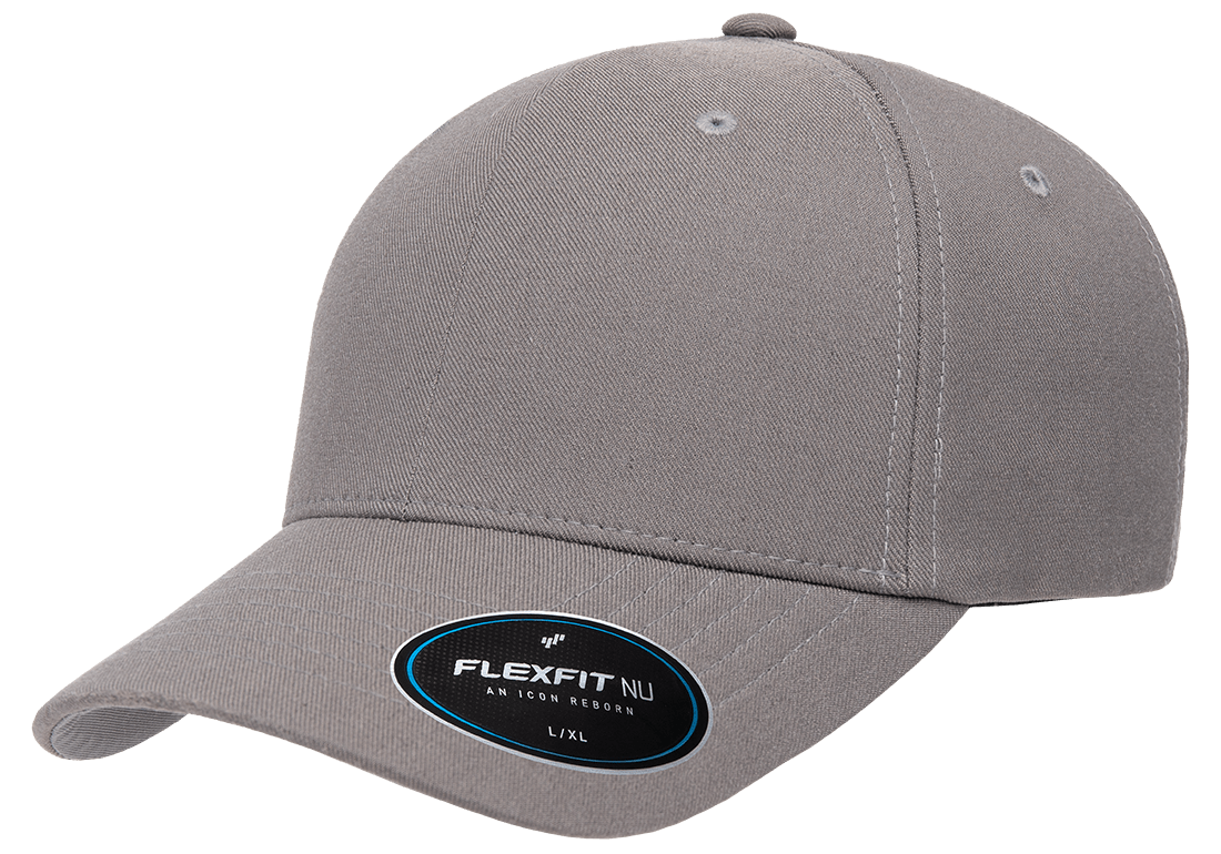 Flexfit Men NU Adjustable Cap Hat 6110NU Structured, six-panel, mid-profile