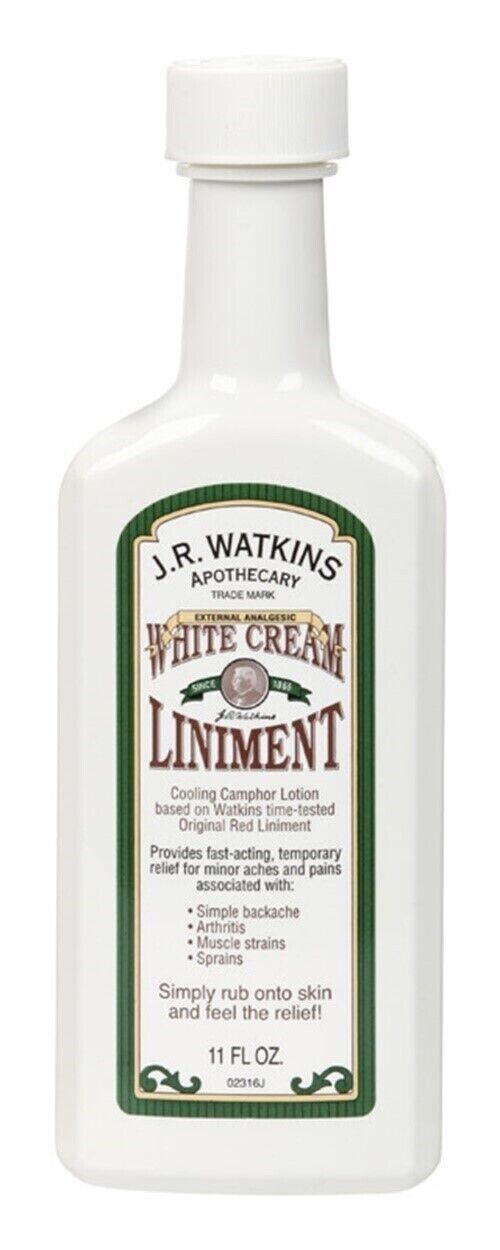 J.R. Watkins White Cream Liniment, 11 Ounce