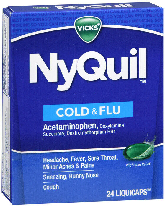 NYQUIL COLD FLU LIQUICAP 24CT